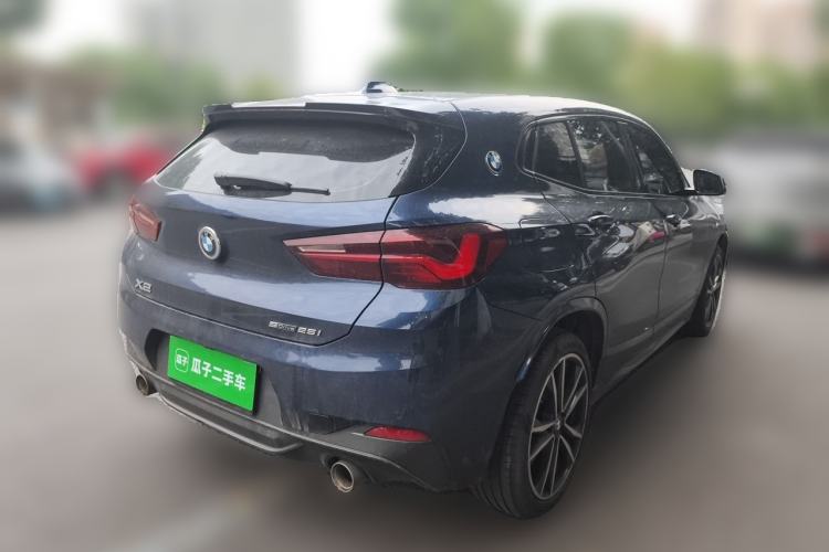 Used BMW X2 2021 sDrive25i Luxury Model with M Sport Package Rear Right 45 Deg