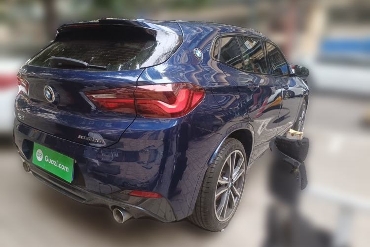 Used BMW X2 2021 sDrive25i Luxury Model with M Sport Package Rear Right 45 Deg