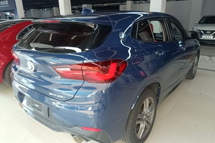 Used BMW X2 2021 sDrive25i M Sport Package Rear Right 45 Deg