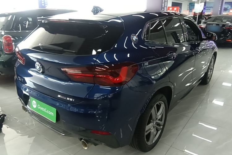 Used BMW X2 2021 sDrive25i Leading Model M Sport Package Rear Right 45 Deg