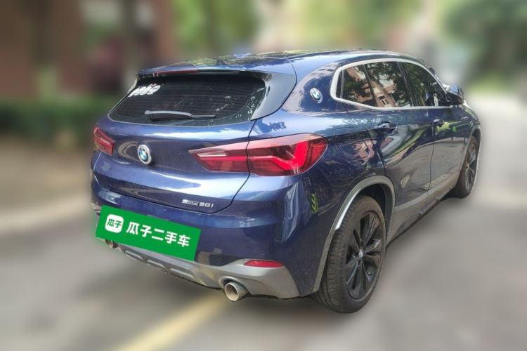 Used BMW X2 2021 sDrive20i M Sport Package Rear Right 45 Deg