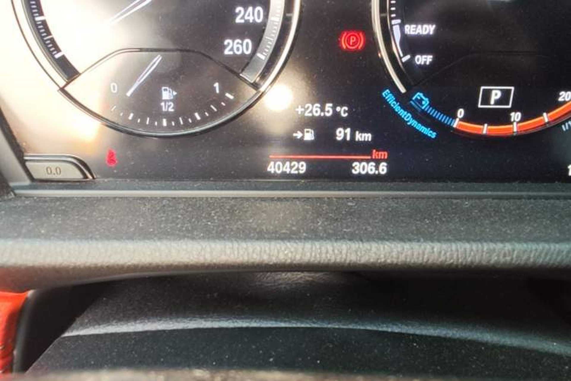 Used BMW X2 2021 sDrive25i M Sport Package Odometer Close Up