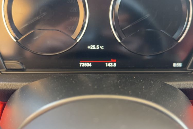 Used BMW X2 2021 Restyled sDrive25i M Sport Package Odometer Close Up