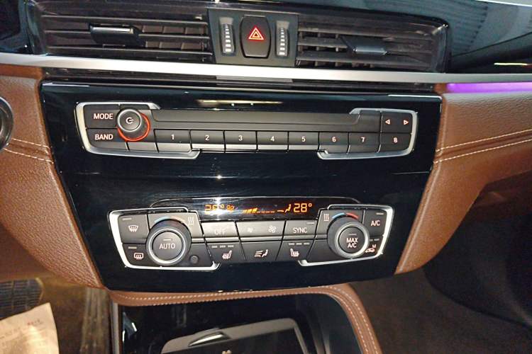 Used BMW X2 2021 Restyled sDrive25i M Sport Package Audio And AC Panel