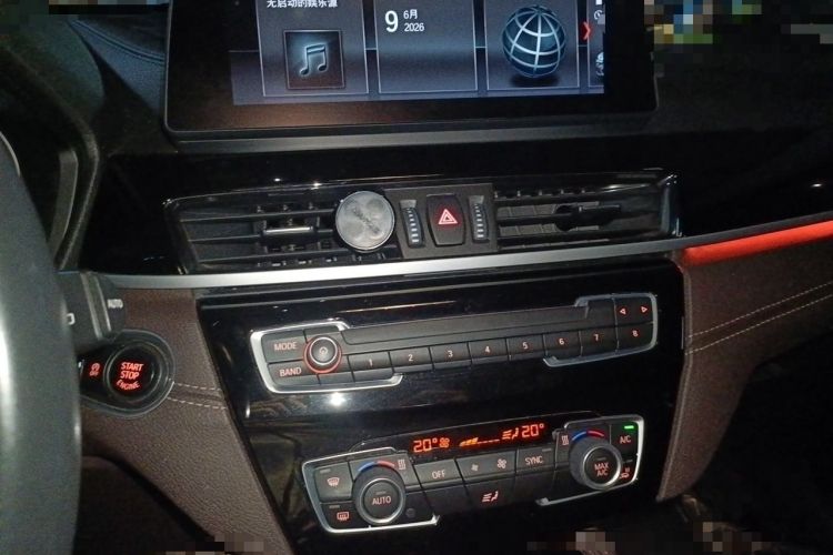 Used BMW X2 2021 Restyled sDrive25i M Sport Package Audio And AC Panel