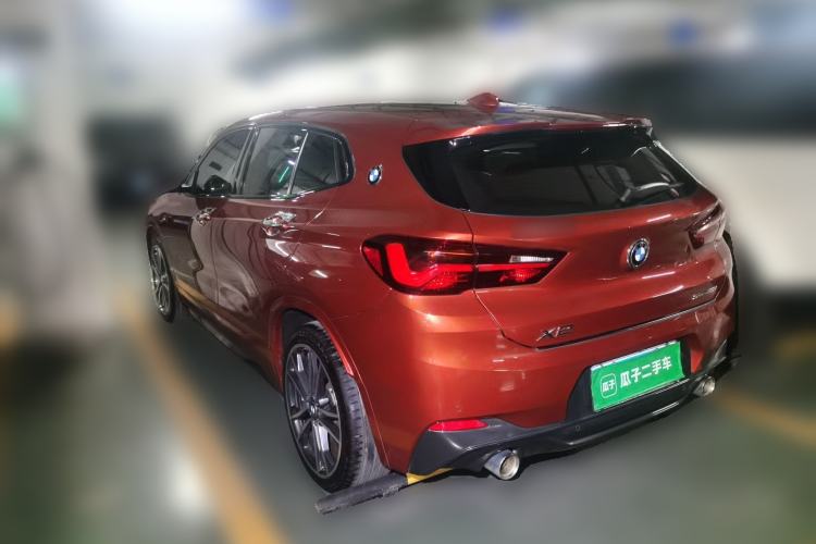 Used BMW X2 2021 sDrive25i Luxury Model with M Sport Package Rear Left 45 Deg