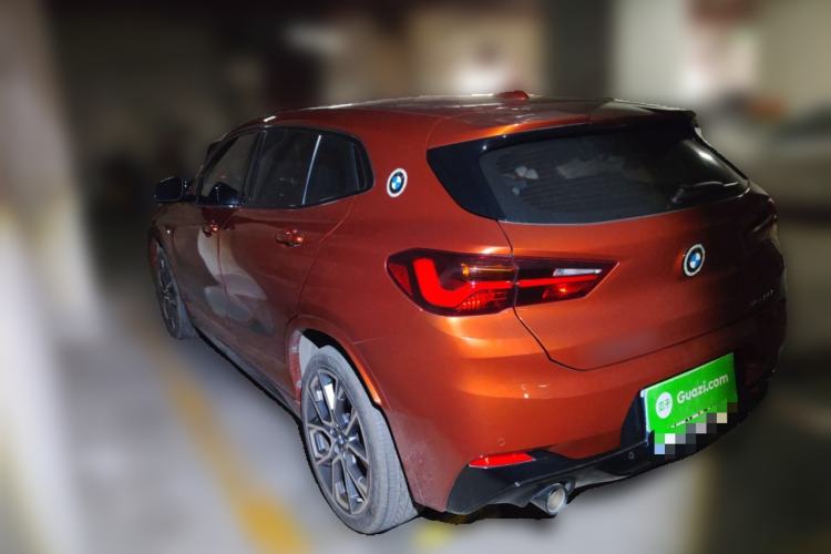 Used BMW X2 2021 Updated xDrive25i Midnight Edition Rear Left 45 Deg