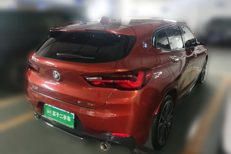 Used BMW X2 2021 sDrive25i Luxury Model with M Sport Package Rear Right 45 Deg