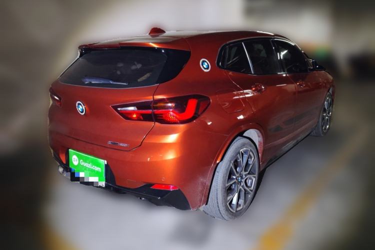 Used BMW X2 2021 Updated xDrive25i Midnight Edition Rear Right 45 Deg