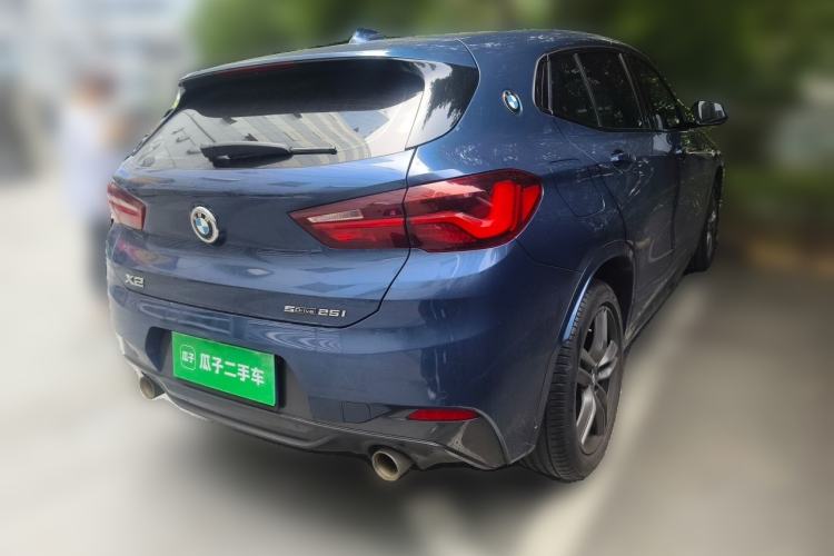 Used BMW X2 2021 sDrive25i M Sport Package Rear Right 45 Deg