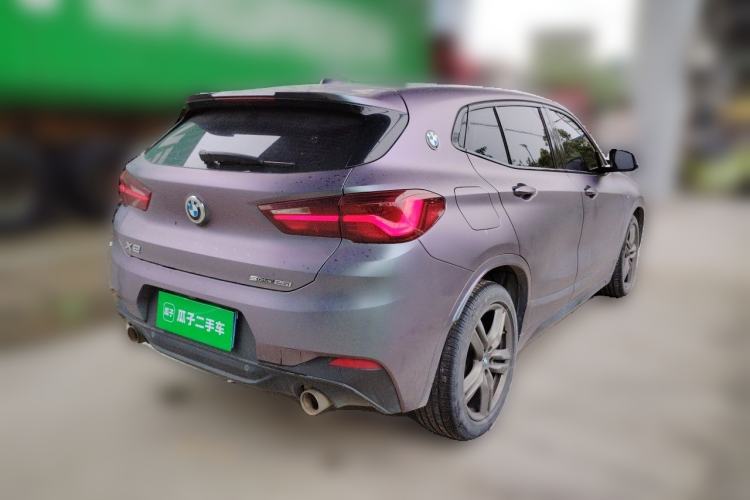 Used BMW X2 2021 sDrive25i Leading Model M Sport Package Rear Right 45 Deg