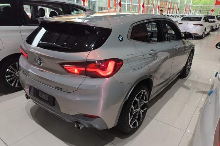 Used BMW X2 2021 sDrive25i Luxury M Sport Package Rear Right 45 Deg