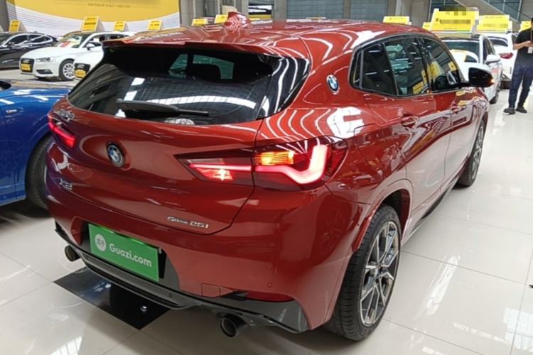 Used BMW X2 2021 sDrive25i Midnight Edition Rear Right 45 Deg