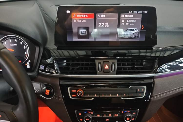 Used BMW X2 2021 Restyled sDrive25i M Sport Package Audio And AC Panel