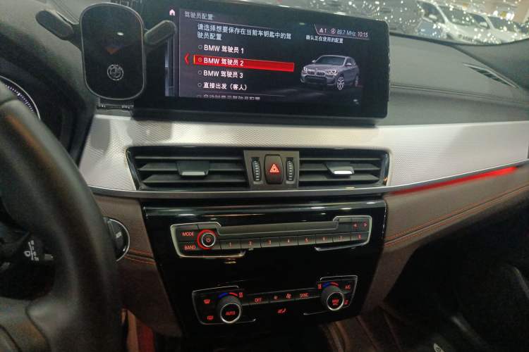 Used BMW X2 2021 sDrive25i Midnight Edition Audio And AC Panel