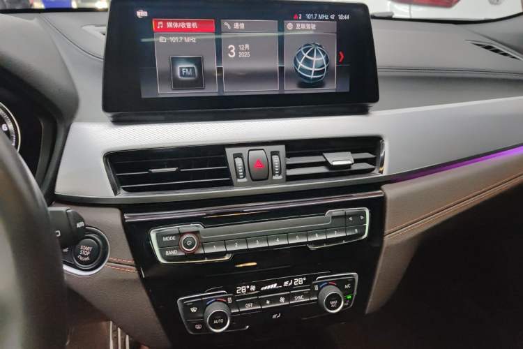 Used BMW X2 2021 Restyled sDrive25i Midnight Edition Audio And AC Panel
