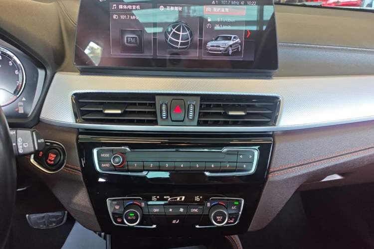 Used BMW X2 2021 Restyled sDrive25i Midnight Edition Audio And AC Panel