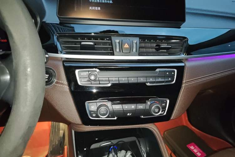 Used BMW X2 2021 Restyled sDrive25i M Sport Package Audio And AC Panel