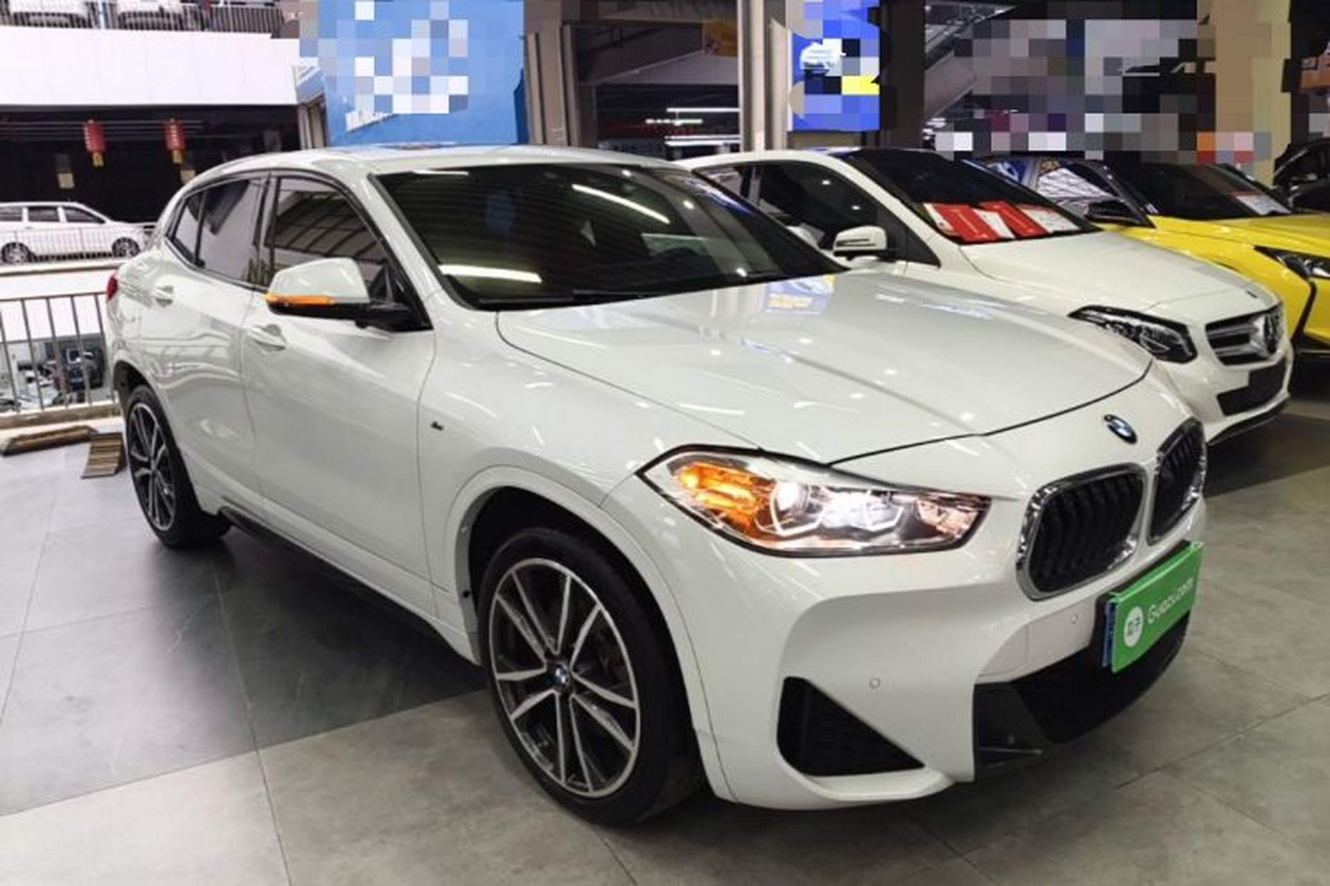 Used BMW X2 2021 sDrive25i Luxury Model with M Sport Package Front Right 45 Deg