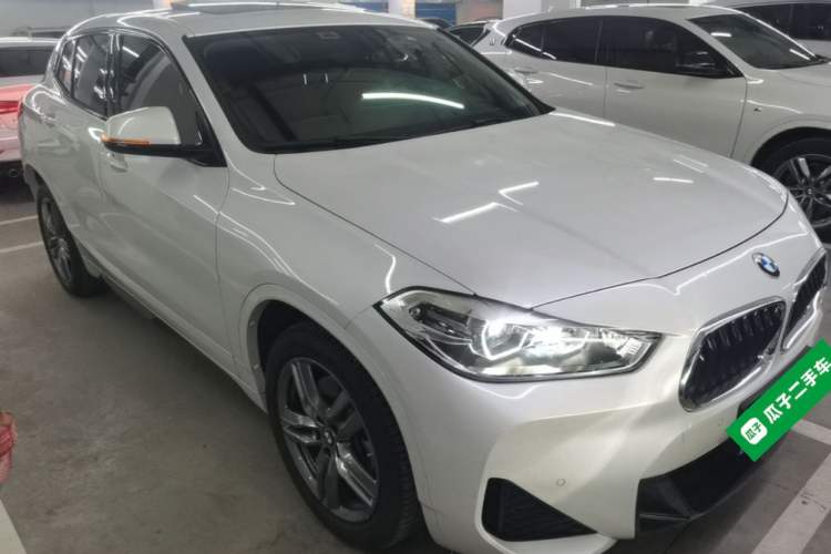 Used BMW X2 2021 Restyled sDrive25i M Sport Package Front Right 45 Deg