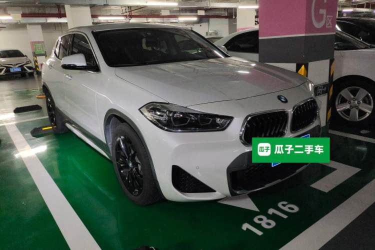 Used BMW X2 2021 Restyled sDrive25i M Sport Package Front Right 45 Deg