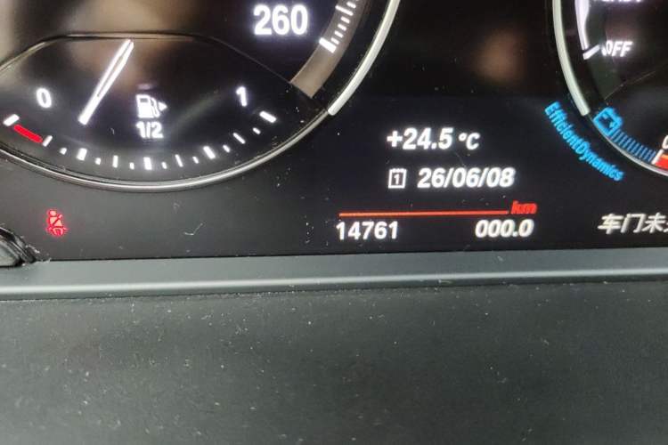 Used BMW X2 2021 Restyled sDrive25i M Sport Package Odometer Close Up