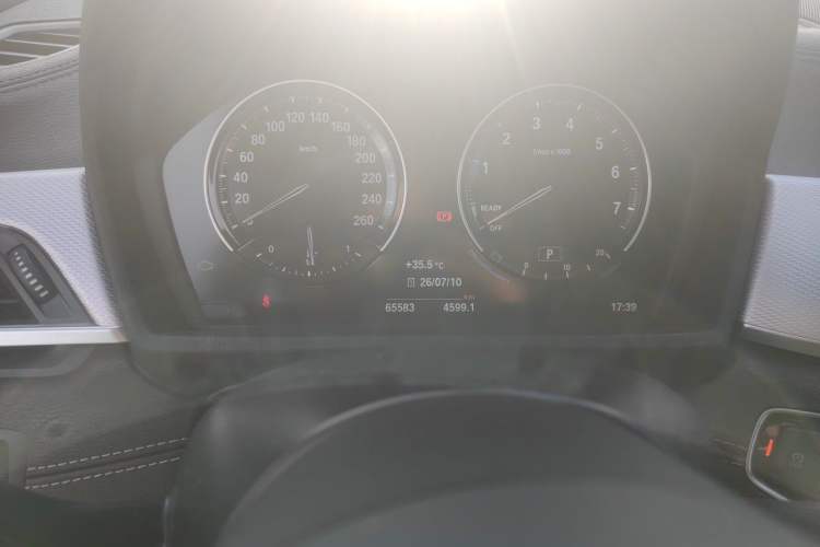 Used BMW X2 2021 xDrive25i M Sport Package Odometer Close Up