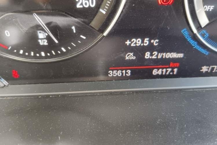 Used BMW X2 2021 Restyled sDrive25i Midnight Edition Odometer Close Up