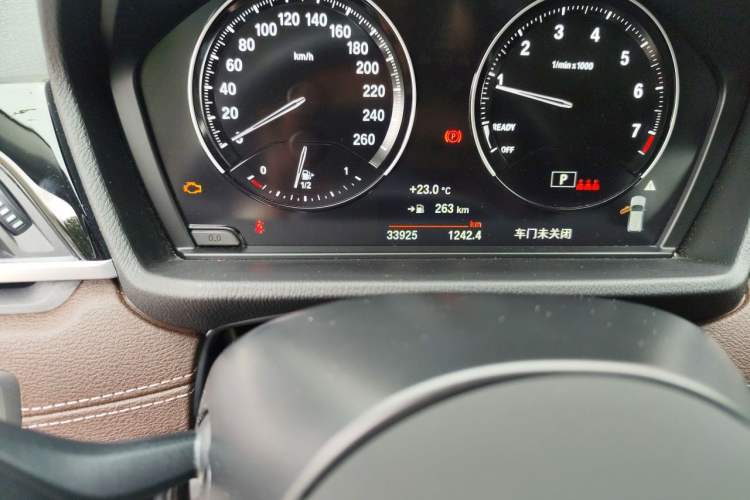 Used BMW X2 2021 Restyled sDrive25i M Sport Package Odometer Close Up