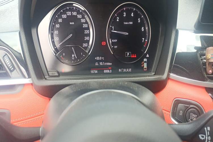 Used BMW X2 2021 Restyled sDrive25i M Sport Package Odometer Close Up
