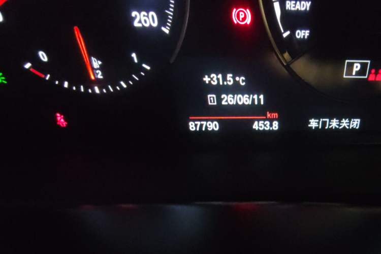 Used BMW X2 2021 Restyled sDrive25i M Sport Package Odometer Close Up