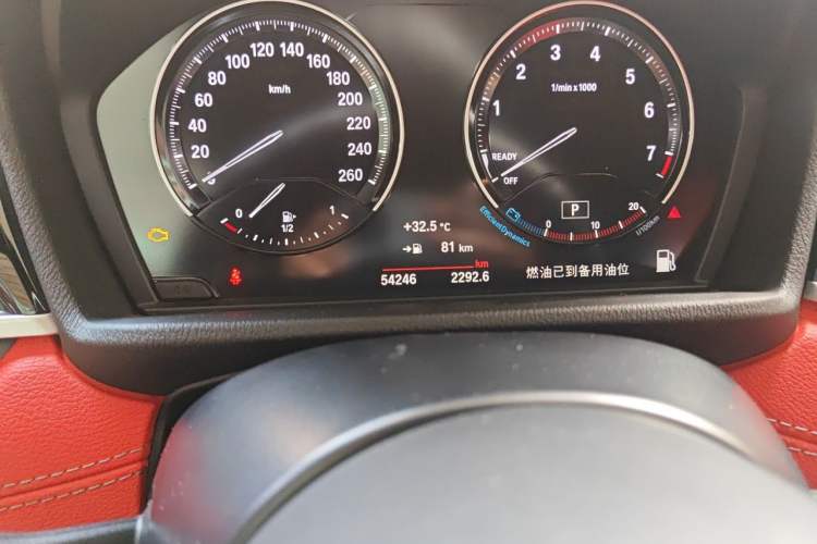 Used BMW X2 2021 sDrive25i Leading Model M Sport Package Odometer Close Up