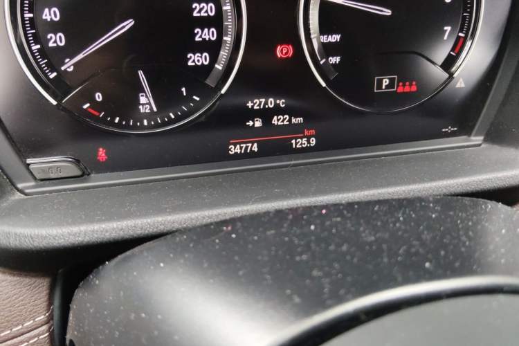 Used BMW X2 2021 sDrive25i M Sport Package Odometer Close Up