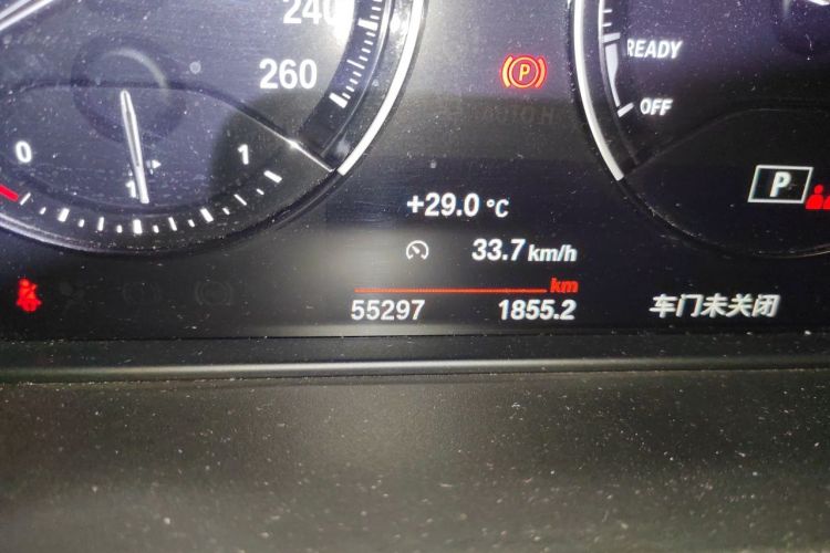Used BMW X2 2021 sDrive25i Leading Model M Sport Package Odometer Close Up