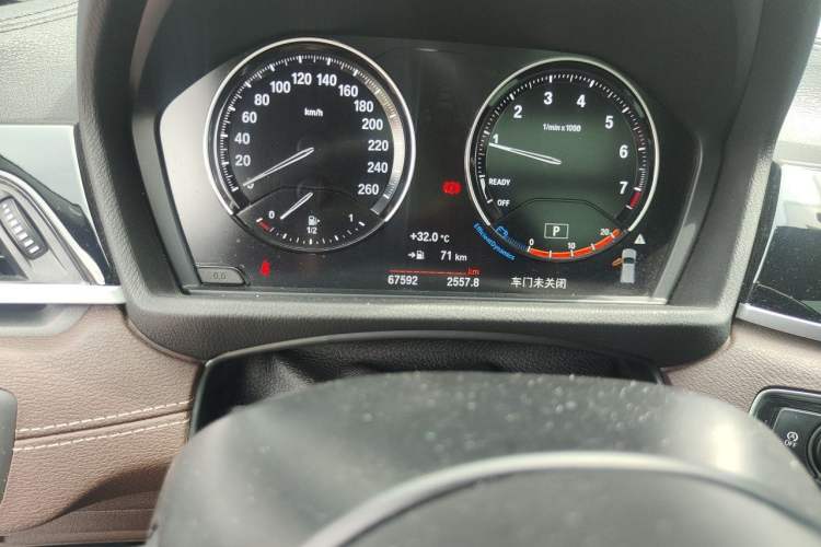 Used BMW X2 2021 sDrive25i Leading Model M Sport Package Odometer Close Up
