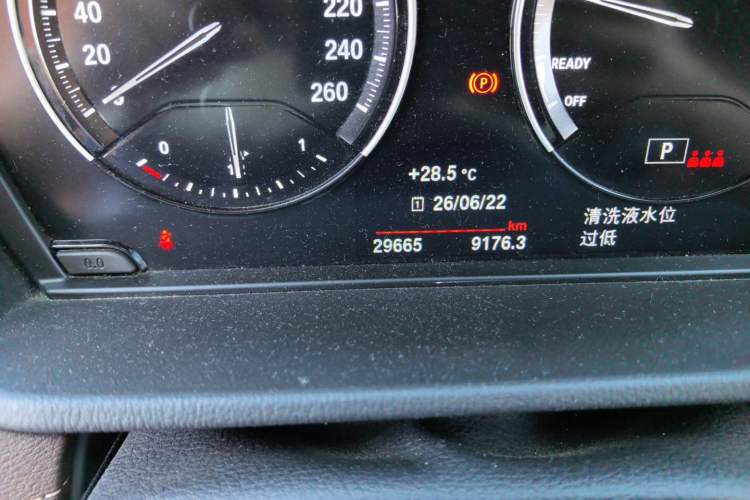 Used BMW X2 2021 Restyled sDrive25i M Sport Package Odometer Close Up