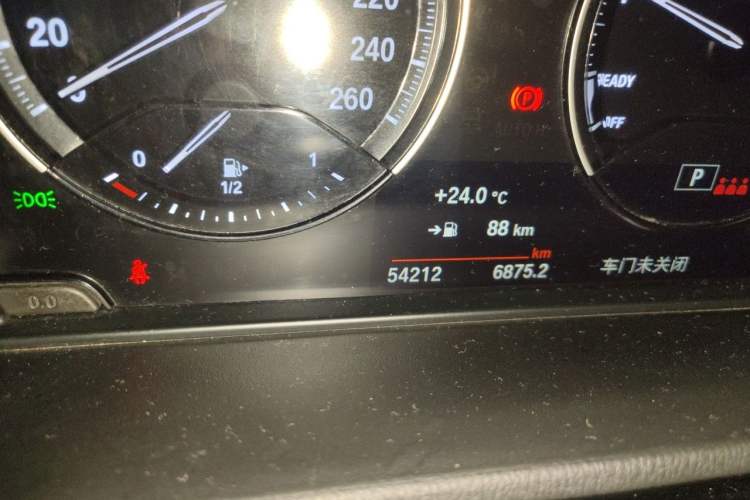 Used BMW X2 2021 Restyled sDrive25i M Sport Package Odometer Close Up