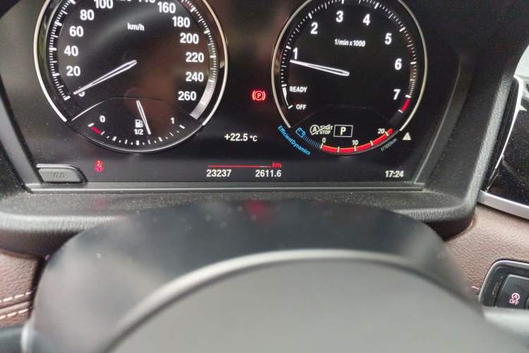 Used BMW X2 2021 Restyled sDrive25i M Sport Package Odometer Close Up