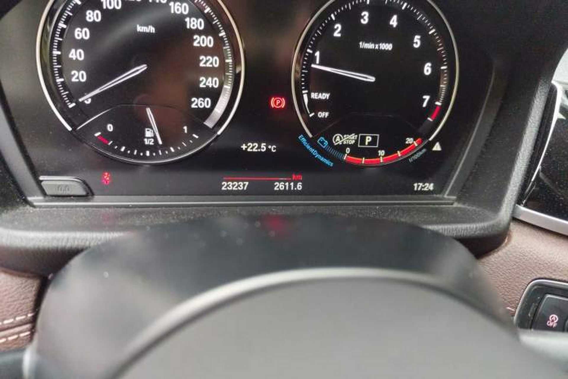 Used BMW X2 2021 Restyled sDrive25i M Sport Package Odometer Close Up
