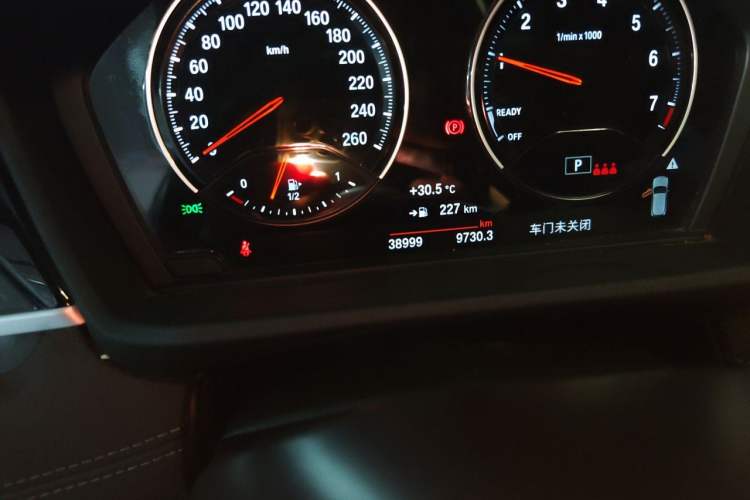 Used BMW X2 2021 Restyled sDrive25i M Sport Package Odometer Close Up
