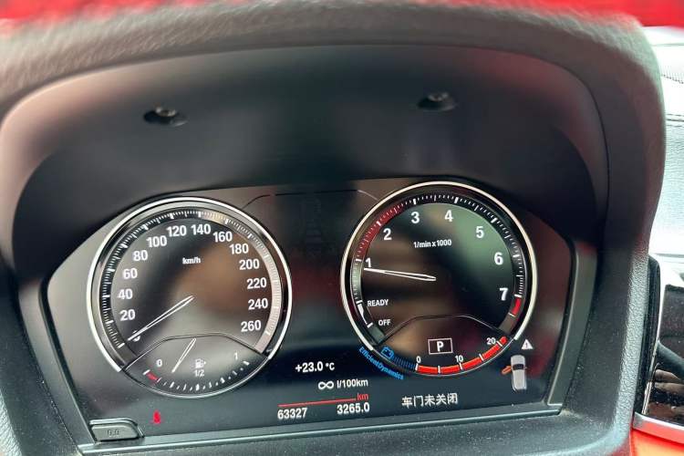 Used BMW X2 2021 Restyled sDrive25i M Sport Package Odometer Close Up