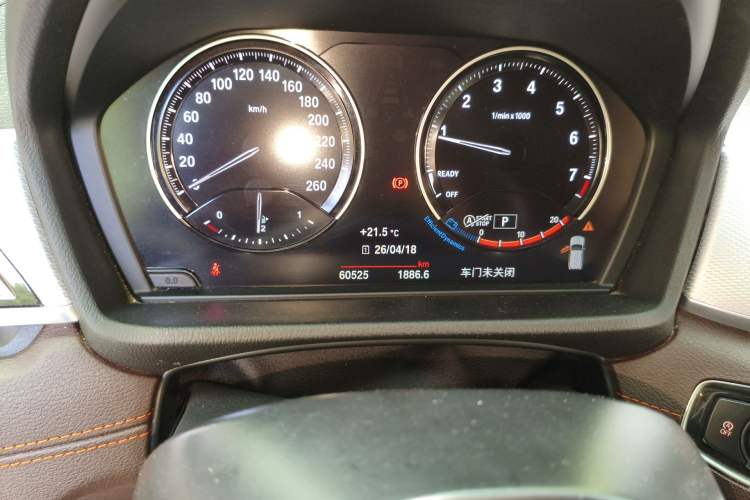 Used BMW X2 2021 xDrive25i Midnight Edition Odometer Close Up