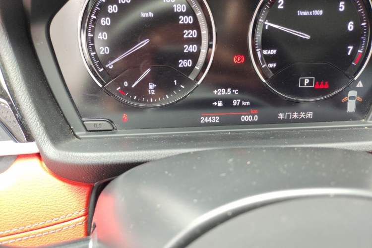 Used BMW X2 2021 sDrive25i M Sport Package Odometer Close Up