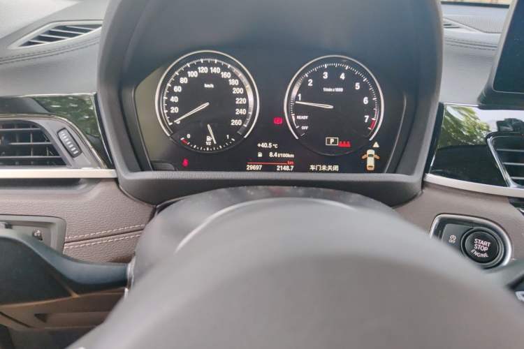 Used BMW X2 2021 sDrive25i M Sport Package Odometer Close Up
