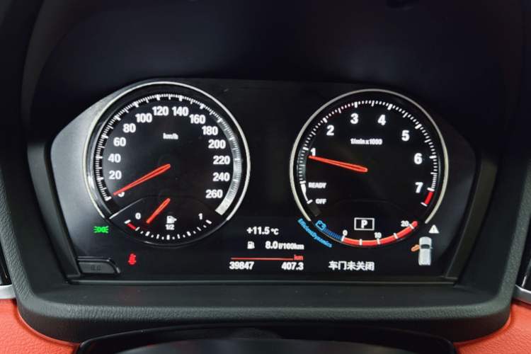 Used BMW X2 2021 sDrive25i M Sport Package Odometer Close Up