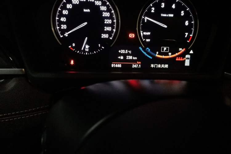 Used BMW X2 2021 sDrive25i Leading Model M Sport Package Odometer Close Up