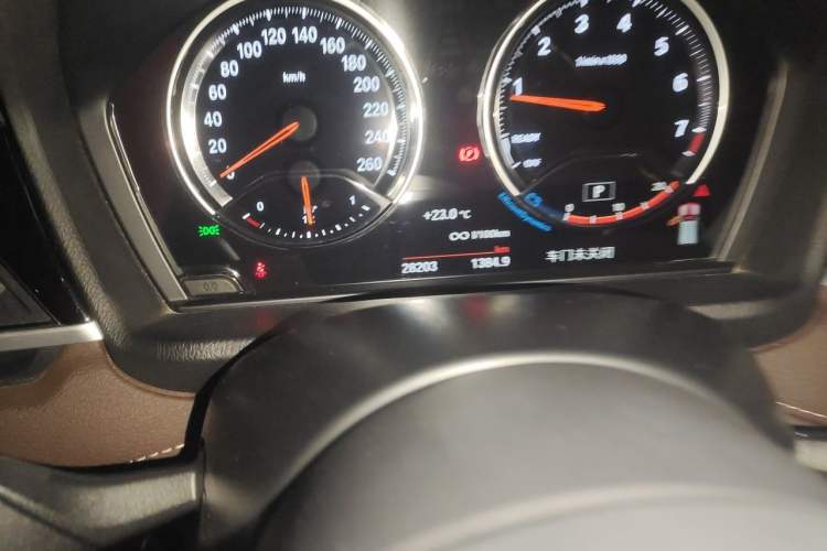 Used BMW X2 2021 Restyled sDrive25i M Sport Package Odometer Close Up