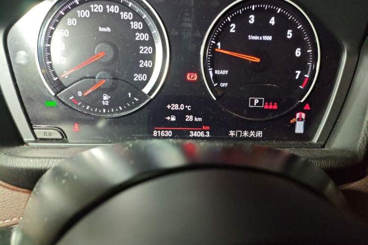 Used BMW X2 2021 Restyled sDrive25i M Sport Package Odometer Close Up