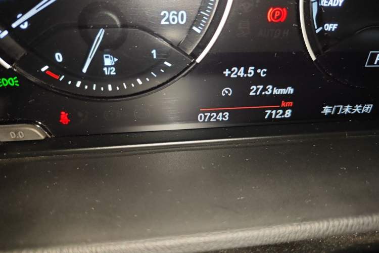 Used BMW X2 2021 Restyled sDrive25i M Sport Package Odometer Close Up