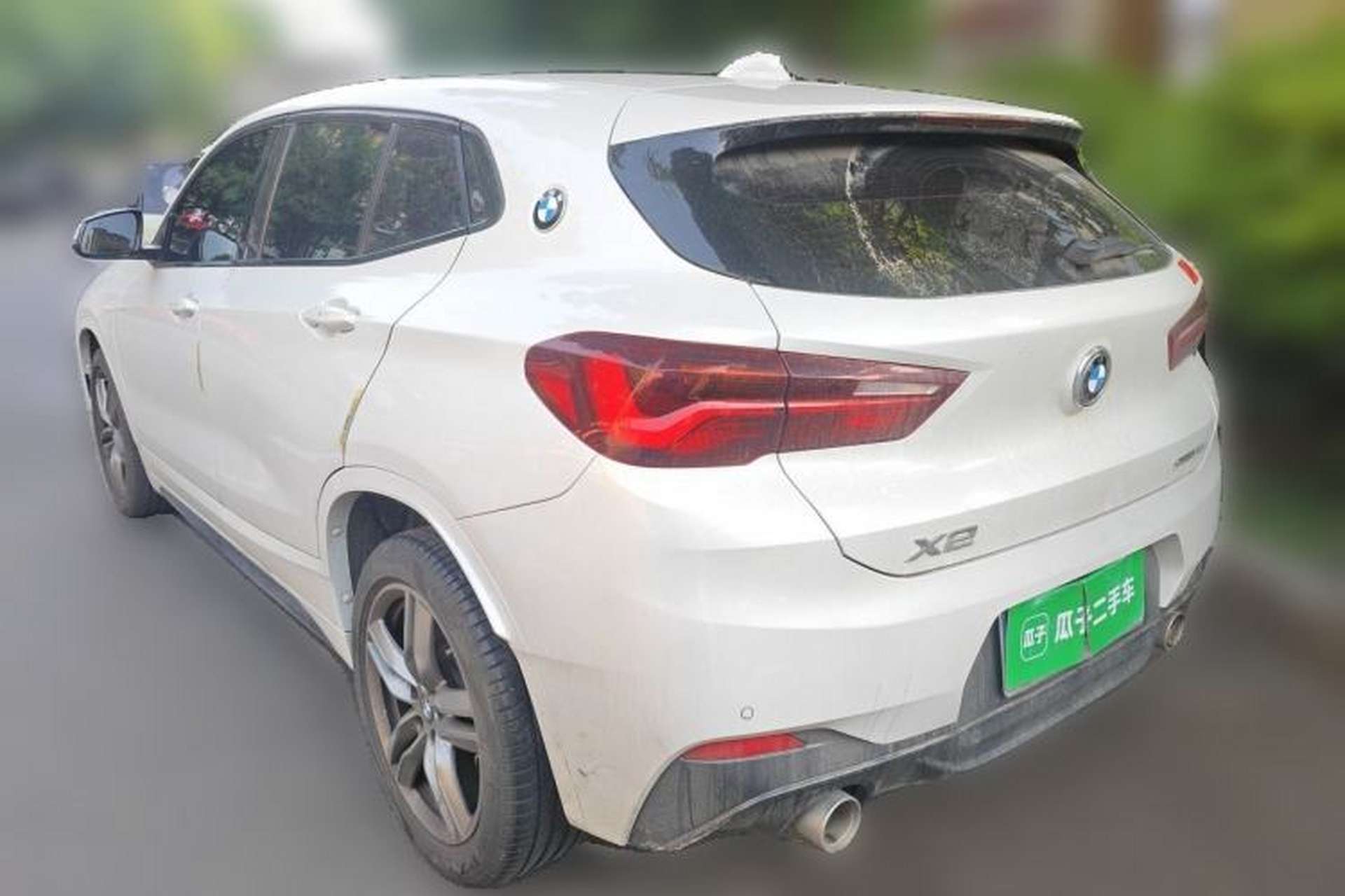 Used BMW X2 2021 Restyled sDrive25i M Sport Package Rear Left 45 Deg
